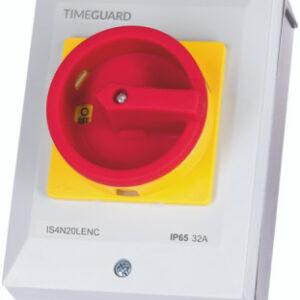 Isolator Rotary 4 Pole IP65 - 20 Amp BBJ Large Body